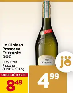 Billa La Gioiosa Prosecco Frizzante DOC Angebot