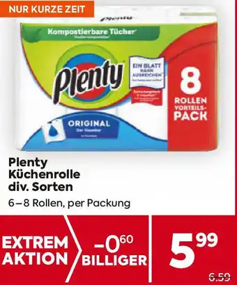 Billa Plenty Küchenrolle Angebot