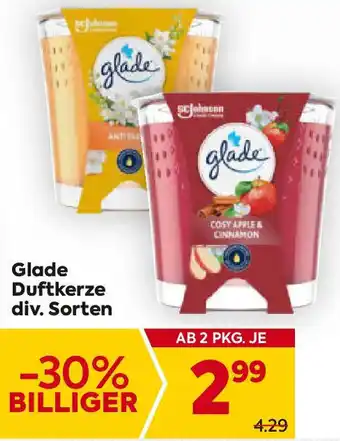 Billa Glade Duftkerze Angebot