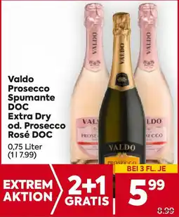 Billa Valdo Prosecco Spumante DOC Extra Dry od. Prosecco Rosé DOC Angebot