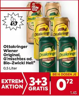 Billa Wiener Original G'mischtes od. Bio-Zwickl Hell Angebot