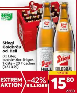 Billa Goldbräu od. Hell Angebot