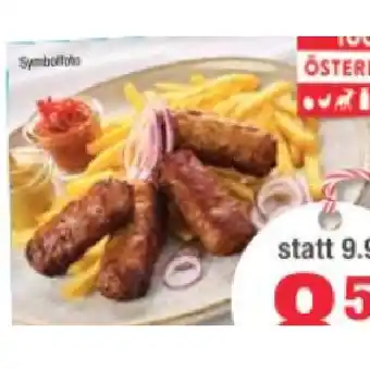 Maximarkt Cevapcici mit Pommes, Senf, Ajvar und Zwiebelringen Maximarkt Angebot