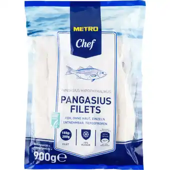 Metro Pangasius Filet, Preisangabe ohne MwSt. (Preis inkl. MwSt. 7,69 €), METRO Angebot