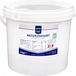 Metro Naturjoghurt, Preisangabe ohne MwSt. (Preis inkl. MwSt. 10,66 €), METRO Angebot