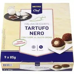 Metro Tartufo Nero Eis, Preisangabe ohne MwSt. (Preis inkl. MwSt. 9,89 €), METRO Angebot