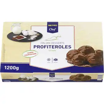 Metro Profiteroles Cocoa od. White, Preisangabe ohne MwSt. (Preis inkl. MwSt. 14,73 €), METRO Angebot