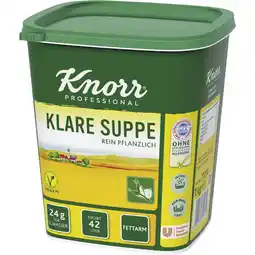 Metro Klare Suppe, Preisangabe ohne MwSt. (Preis inkl. MwSt. 13,19 €), METRO Angebot