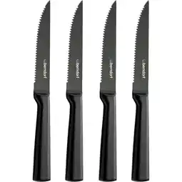 Metro Steakmesserset schwarz 4-tlg., Preisangabe ohne MwSt. (Preis inkl. MwSt. 23,99 €), METRO Angebot