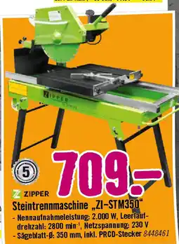 Hornbach Steintrennmaschine „ZI-STM350 Angebot