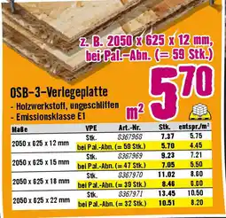 Hornbach OSB-3-Verlegeplatte Angebot