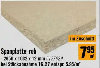 Hornbach Spanplatte roh Angebot