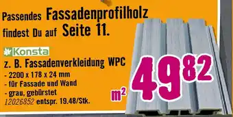 Hornbach Fassadenverkleidung WPC Angebot