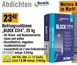 Hornbach Dichtungsschlämme BLOCK C514 Angebot