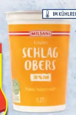 Hofer Milsani Schlagobers Angebot