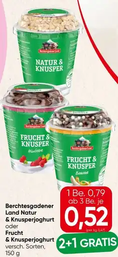 Spar Berchtesgadener Land Natur & Knusperjoghurt Angebot