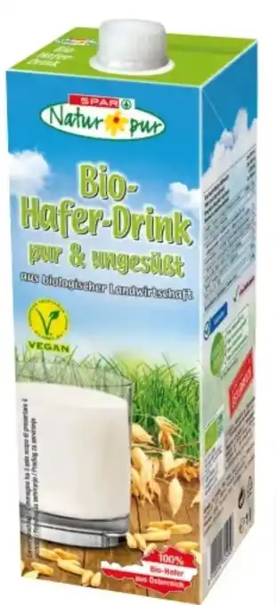 Interspar Spar Natur pur Bio-Haferdrink Angebot