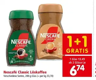 Interspar Nescafé Classic Löskaffee Angebot