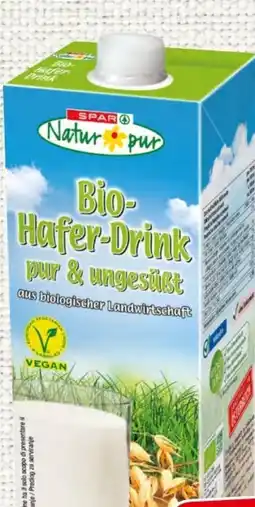 Spar Spar Natur pur Bio-Haferdrink Angebot