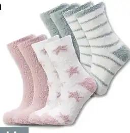 Woolworth Damen Flauschsocken Angebot