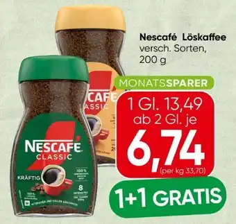 Spar Nescafé Classic Löskaffee Angebot