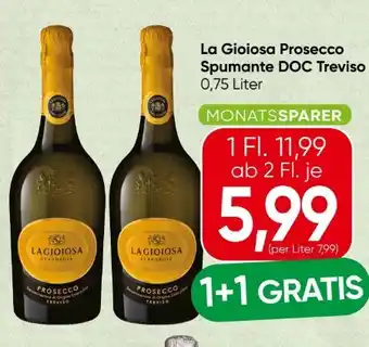 Spar La Gioiosa Prosecco Spumante Treviso Angebot