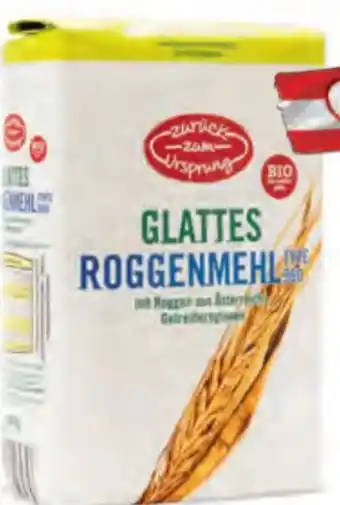 Hofer Zurück zum Ursprung Bio Roggenmehl Angebot