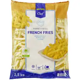 Metro Pommes Frites, Preisangabe ohne MwSt. (Preis inkl. MwSt. 5,54 €), METRO Angebot