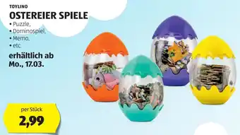 Hofer OSTEREIER SPIELE Angebot