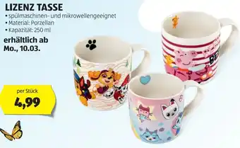 Hofer LIZENZ TASSE Angebot