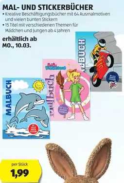 Hofer MAL- UND STICKERBÜCHER Angebot