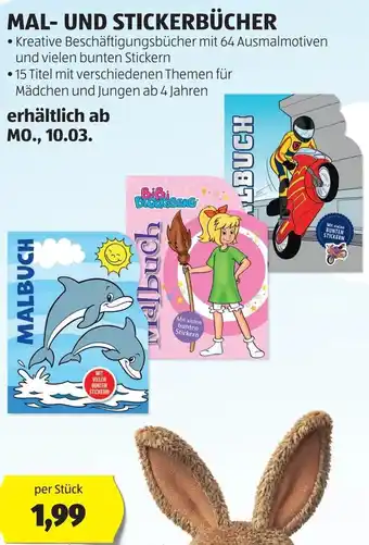 Hofer MAL- UND STICKERBÜCHER Angebot