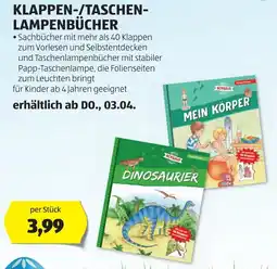 Hofer KLAPPEN-/TASCHEN- LAMPENBÜCHER Angebot