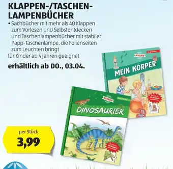 Hofer KLAPPEN-/TASCHEN- LAMPENBÜCHER Angebot