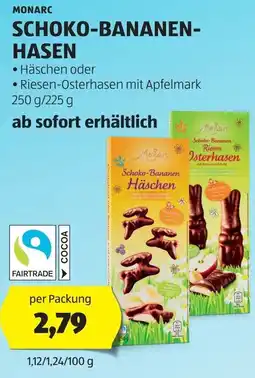 Hofer SCHOKO-BANANEN- HASEN Angebot