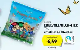 Hofer EDELVOLLMILCH-EIER Angebot