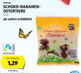 Hofer SCHOKO-BANANEN- OSTERTIERE Angebot