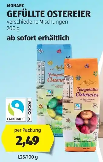 Hofer GEFÜLLTE OSTEREIER Angebot