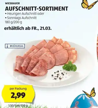 Hofer AUFSCHNITT-SORTIMENT Angebot