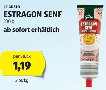 Hofer ESTRAGON SENF Angebot