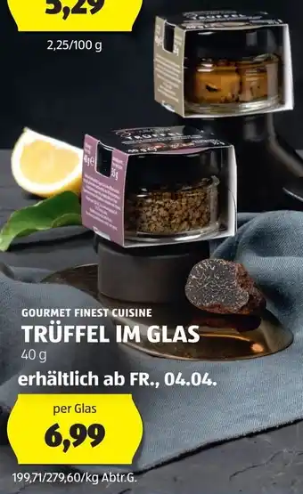 Hofer TRÜFFEL IM GLAS Angebot