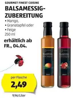 Hofer BALSAMESSIG- ZUBEREITUNG Angebot