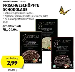 Hofer FRISCHGESCHÖPFTE SCHOKOLADE Angebot