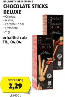 Hofer CHOCOLATE STICKS DELUXE Angebot