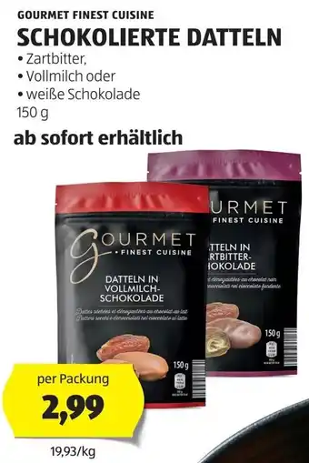 Hofer SCHOKOLIERTE DATTELN Angebot