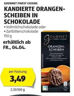 Hofer KANDIERTE ORANGEN- SCHEIBEN IN SCHOKOLADE Angebot