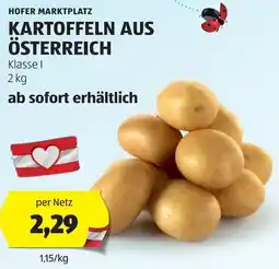 Hofer KARTOFFELN AUS ÖSTERREICH Angebot