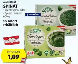 Hofer SPINAT Angebot