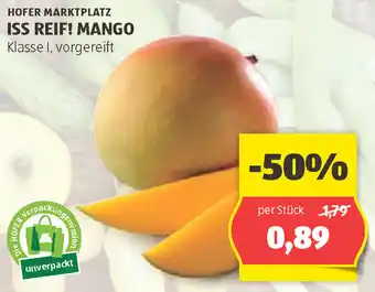 Hofer ISS REIF! MANGO Angebot