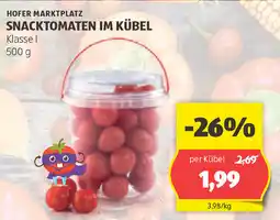 Hofer SNACKTOMATEN IM KÜBEL Angebot